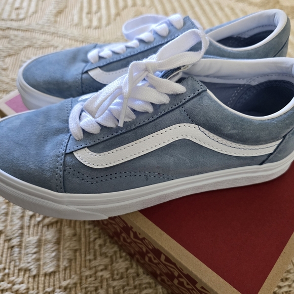 Vans Women's Blue Sneakers - Picture 6 of 9